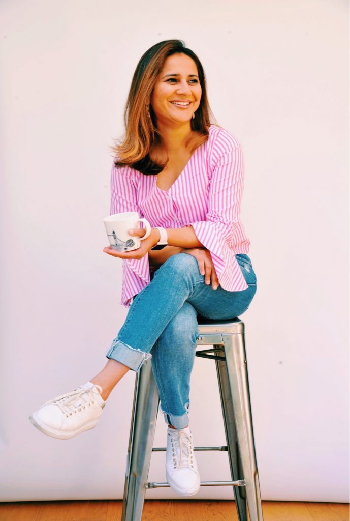 Chef Nidhi Verma enjoying a cup of her masala chai