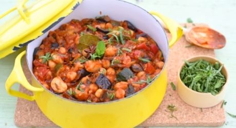 Our Top Vegan Food Delivery Boxes: Spanish Cuisine: Smoky Aubergine Stew With Bulgar Wheat