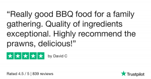 'Really good bbq food for a family gathering of ingredients exceptional. Highlighly recommend the prawns, delicious!'