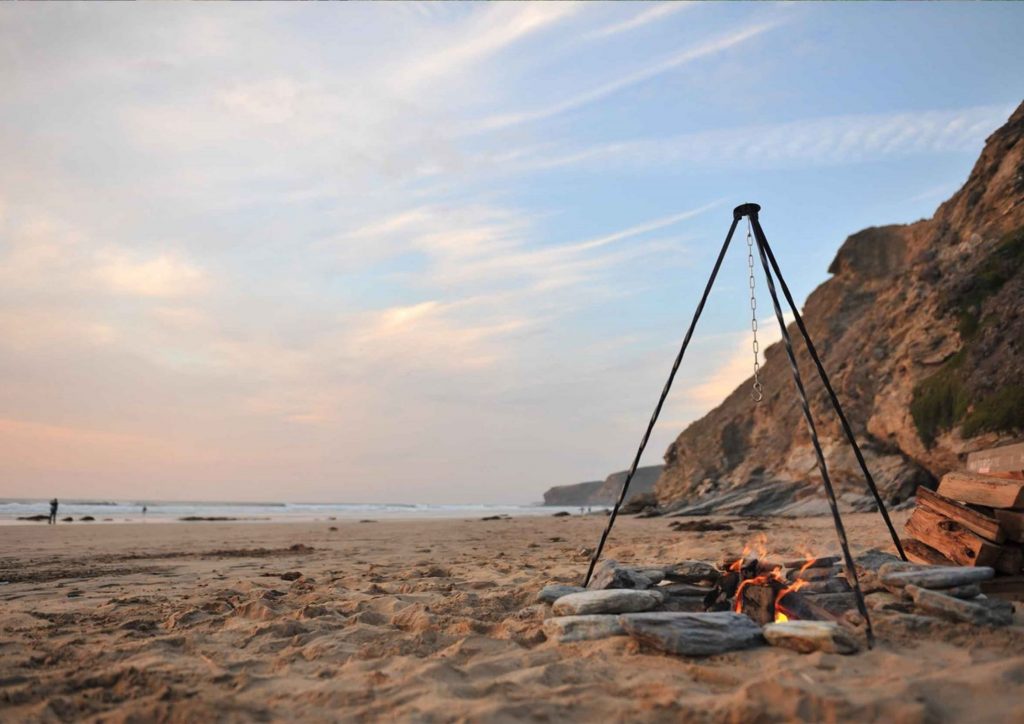 British Summer BBQ at Watergate Bay, Cornwall