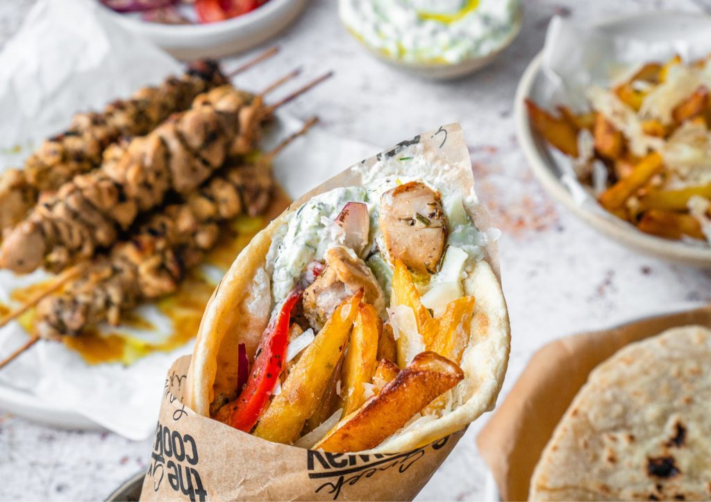 Street Food Chicken Souvlaki