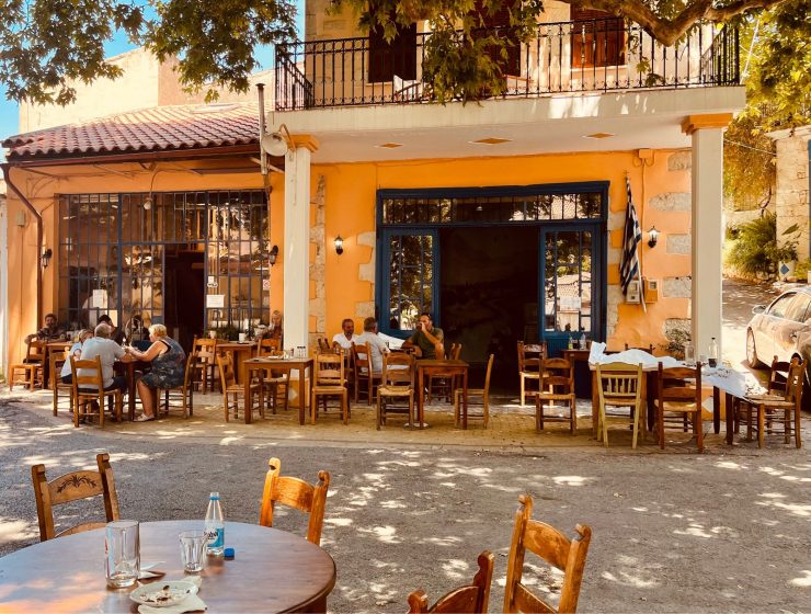 Typical Cretan Kafenio