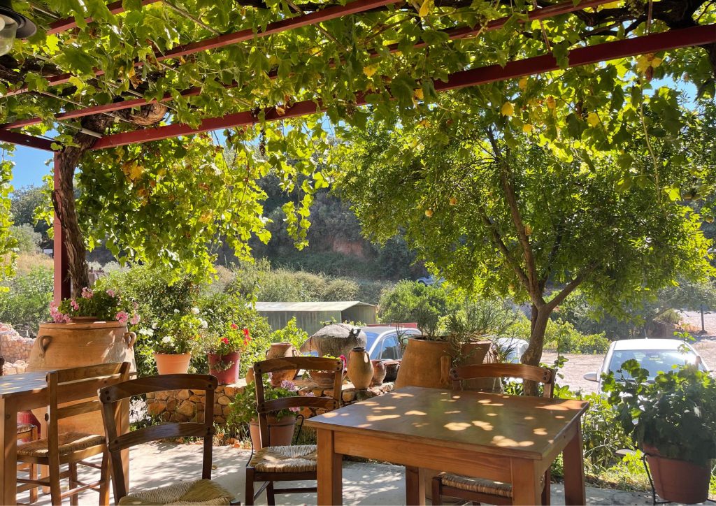 A Traditional Taverna, Ano Vouves Crete