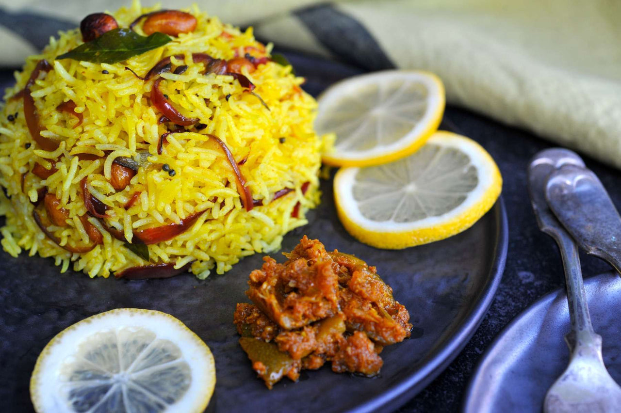 Authentic Tandoori Chicken & Lemon Rice