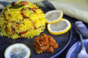 Authentic Tandoori Chicken & Lemon Rice