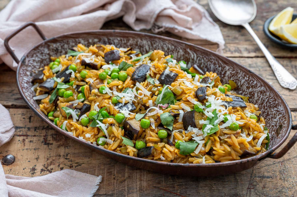 Aubergine Kritharoto