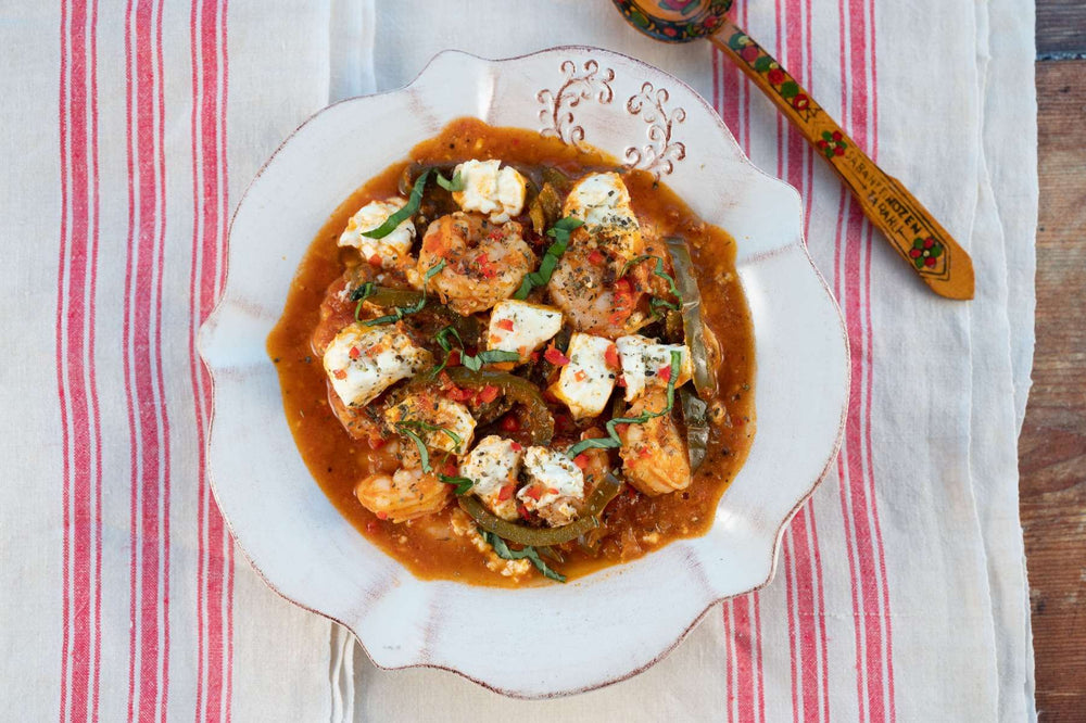 King Prawn Saganaki