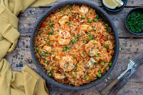 Greek King Prawn Kritharoto (Orzo)