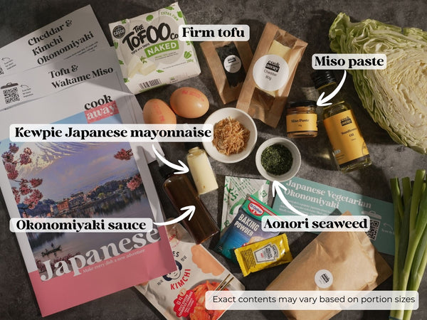 Japanese Vegetarian Okonomiyaki